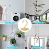 Ceiling Hooks for Hanging Plants - Metal Heavy Duty Wall