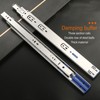 2PCS 14 Inch Push to Open Drawer Slides Stainless Steel