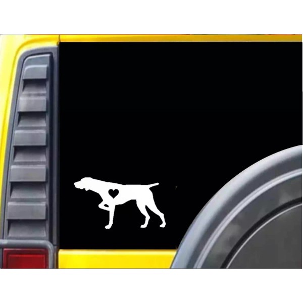 EZSTIK German Shorthaired Pointer Little Heart J609 6 inch dog