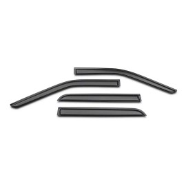 Kasei Rain Guards Tape On Smoke Fits 2010-2014 Ford F-150 SVT Raptor SuperCrew