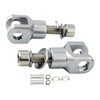 Riloer 2x Footrest Support Mount Clevis Compatible with Harley Most