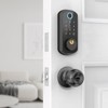 hornbill Round Door Knob with Privacy Function for Bathroom Bedroom