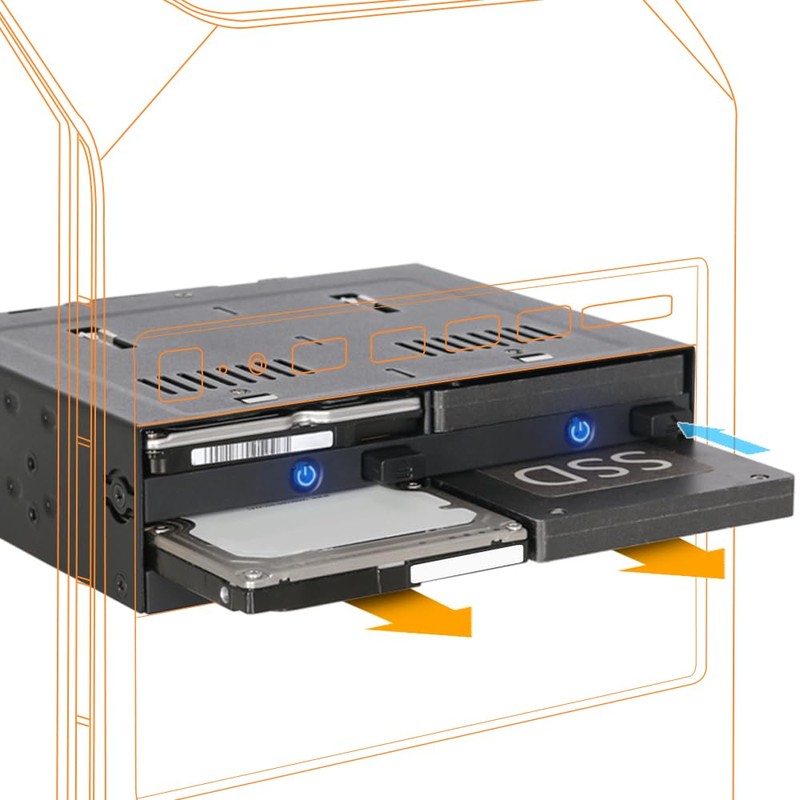 ICY DOCK flexiDOCK MB014SP-B R1 Strapless Internal Hot Swap Dock