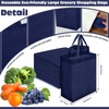 Windyun 100 Pcs Reusable Tote Bag Bulk 8 x 4