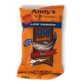 Andy’s Seasoning | Low Sodium Red Fish Breading | 10 Oz/283.5 G