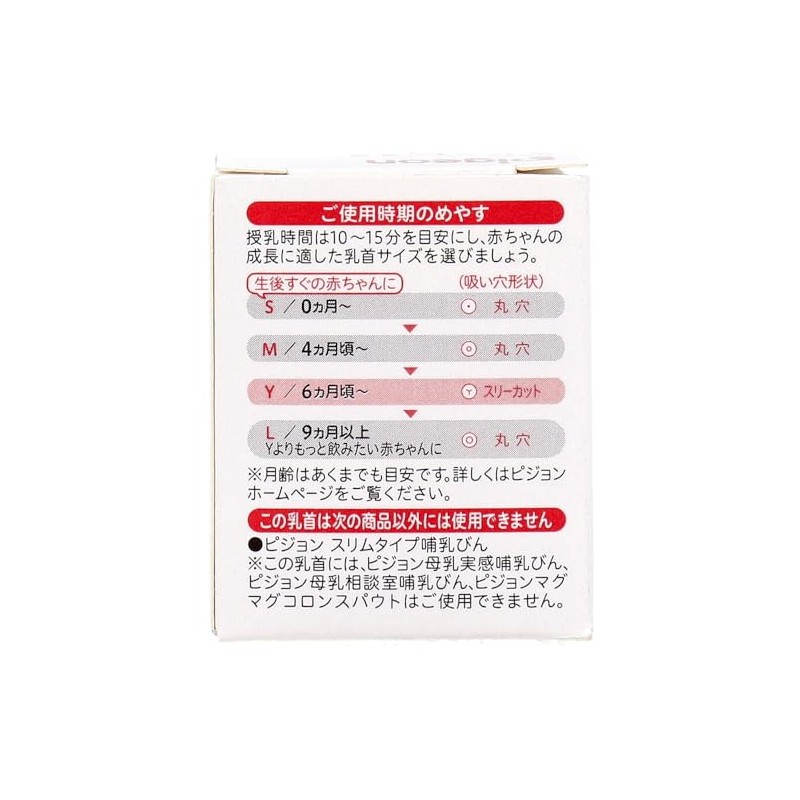 Pigeon 01163 Slim Type Nipple Replacement Nipples, Pack of 1,