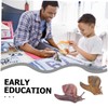 Kisangel Educational Snail Statues Simulation Animal Toys Snail Decorations Miniature