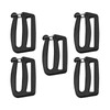 Baoblaze 5pcs Adjustable Buckles Webbing, Plastic Buckle for Webbing, Buckle
