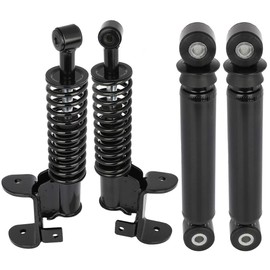 ECCPP Golf Cart Front Rear Shock Absorber for EZGO RXV 2008 Up Models, OEM 611724, 601246, 603024 for EZGO Shock Strut Assembly, Passenger Side and Driver Side and Rear