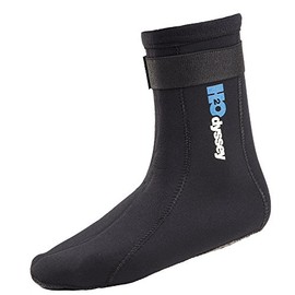 H2ODYSSEY 5mm Neoprene Sock with Extra High Ankle & Traction Sole (Medium)