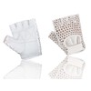 Kango Fitness Leather Padded Crochet Fingerless Weight Lifting Exercise Gym