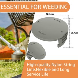 3Pcs Replacement Spool Line Cover Compatible with Bosch UniversalGrassCut 18, Universal GrassCut 18v-26, and Universal GrassCut 18v-260 Models