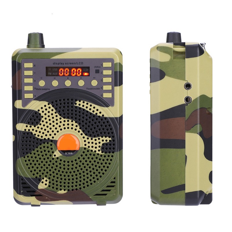 Portable Electronic Bird Caller Hunting Decoy Calls MP3 Speaker Remote