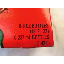 Coca-Cola Classic Bottle cap 6 Pk Carrier Carton  8oz No Refill  Paperboard New