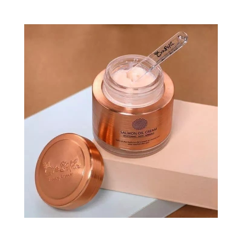 Cre8skin Salmon Oil Cream 80g 2.8Oz Skin Whitening Anti-Wrinkle Moisturizer