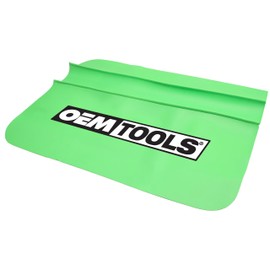 OEMTOOLS 24902 Green Vinyl Fender Cover, 27" x 34" Vehicle Repair Cover, Car Fender Protector for Mechanics, Mat Holds Tools in Place, Chemical Resistant Heavy Gauge Vinyl Protects Surfaces