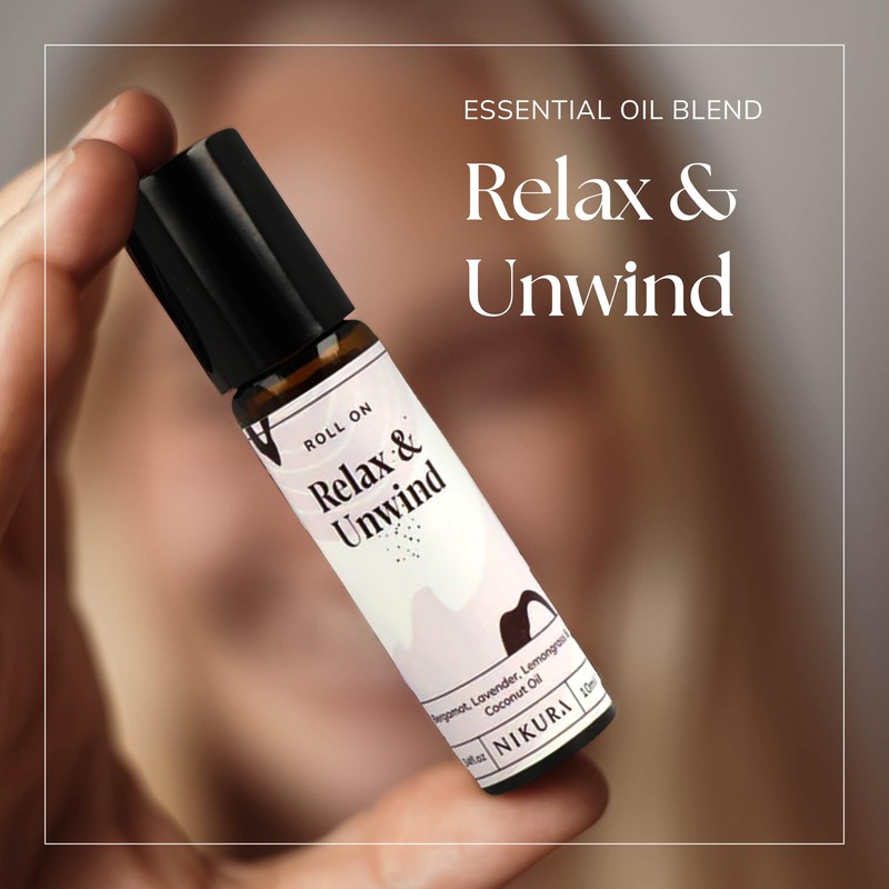 Nikura Relax & Unwind Roll On Essential Oil Blend -