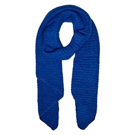 PIECES Pcpyron Women's Structured Long Scarf Noos BC Scarf, mazarin Blue