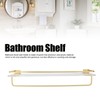 Bathroom Towel Rack Holder Acrylic Wall Mounted Hanging Storage Shelf