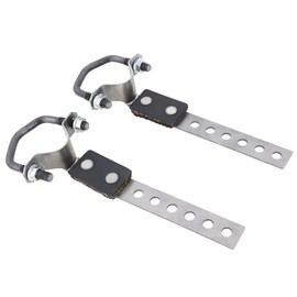 Universal Exhaust Hangers Heavy Duty Tail Pipe Hangers Muffler Hanger Flexible Swivel (2 PCS)
