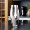 Small Taper Vase in Clear, Grey and Black (Storm Cloud)