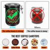 Coffee Canister Airtight 35OZ Large, 2.2 lbs Coffee Storage Container