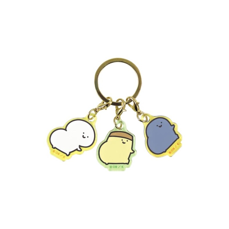 Tees Factory OB-5546526SR Stationery Together with 3 Charm Keychain, Buttocks,