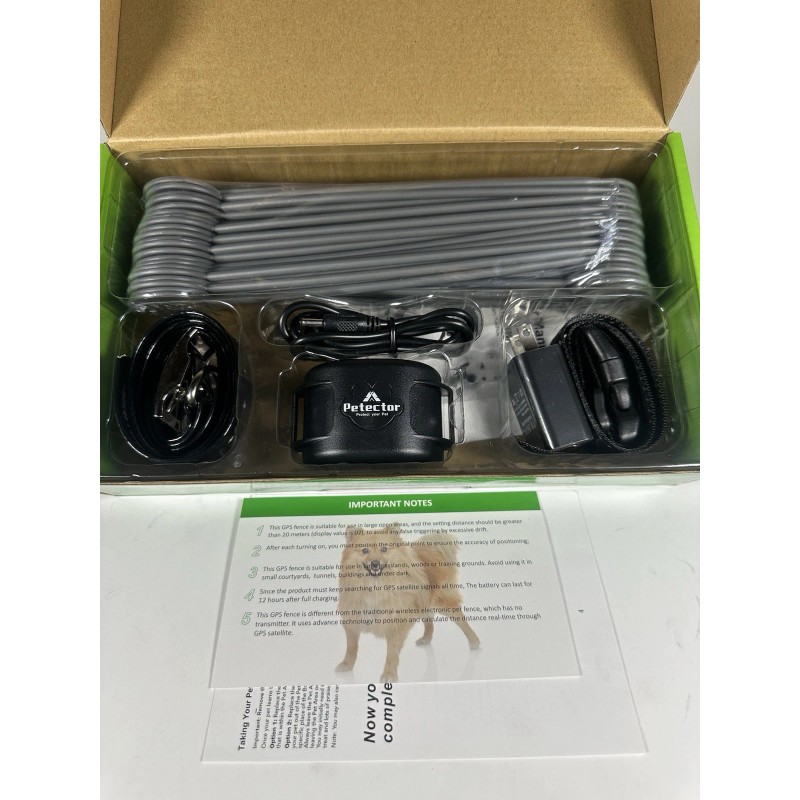 Petector Protector GPS Wireless Electronic Dog Fence System 800 Meter