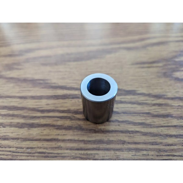 Unbranded Stainless Steel Bushing, standoff, spacer. 1" OD, 5/8 ID,