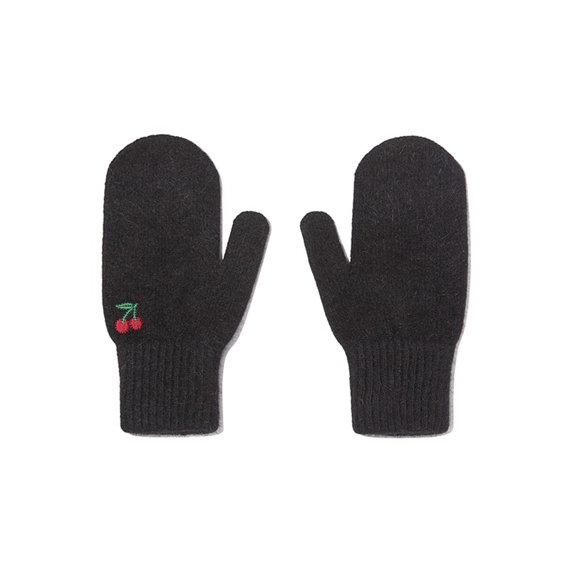 Kirsh Kirsh X Pitu Knit Hand-Made Gloves [Black]
