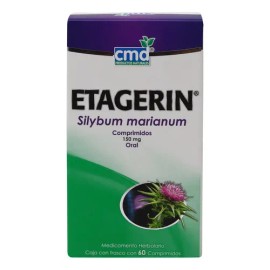 Etagerin Silybum Marianum 60 Comprimidos De 150 Mg C/u Cmd