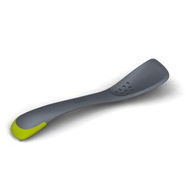 Joseph Joseph - Uni-tool 5-in-1 Silicone Kitchen Utensil, Slotted Spoon, Turner, Cutting Tool, Solid Spoon and Spatula in one- Grey