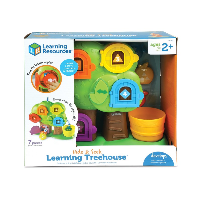 Learning Resources Hide & Seek Learning Treehouse, Number Toddler Games,