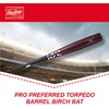 Rawlings | Torpedo Barrel JT39 Birch Wood Baseball Bat |