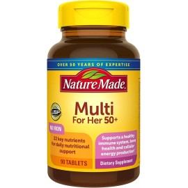 Nature Made Multivitamin For Her 50 Plus 90 Count 4 Pack Immune Support