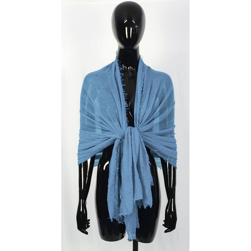 Van Der Rich ® - Scarf with fine crepe surface