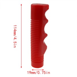 sunnates 1 Pair Tricycle Handlebar Grips Mini Bike Grips 3/4 Inch Bicycle Handlebar Grips for Bikers Tricycles Mountain Bikes (3/4 "Red)