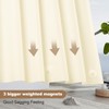 UFRIDAY Beige Shower Curtain Liner Premium PEVA 72 x72 inch,Heavy