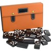 Bucher&Rossini Dominoes Set Double 6 - Classic Black Domino's Game