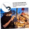 CHILDWEET Precision Measurements 1pc Micrometer Carbon Steel Thickness Gauge Metric