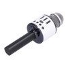 Q88 Microphone Wireless Bluetooth Karaoke LED Portable Handheld Black for