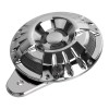Unbranded Chrome 110dB Horn Speaker Cover For Harley Dyna Super