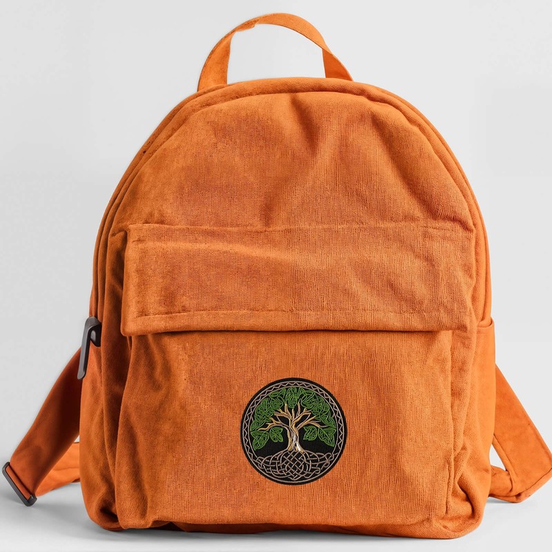 Celtic Tree of Life Spiritual Symbol Patch, Embroidered Iron-on/Sew-on Applique