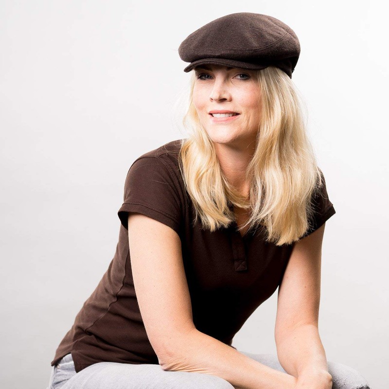 Lipodo sport flat cap women's men's flat cap with visor,