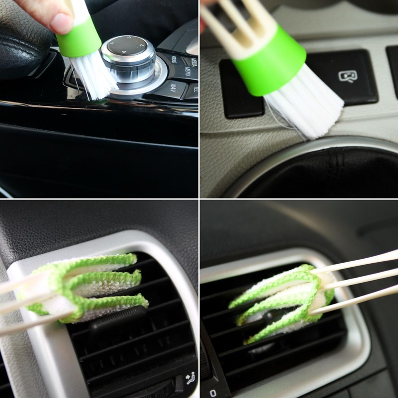 Air Vent Cleaning Brush, Pack of 2, Compact Size 16