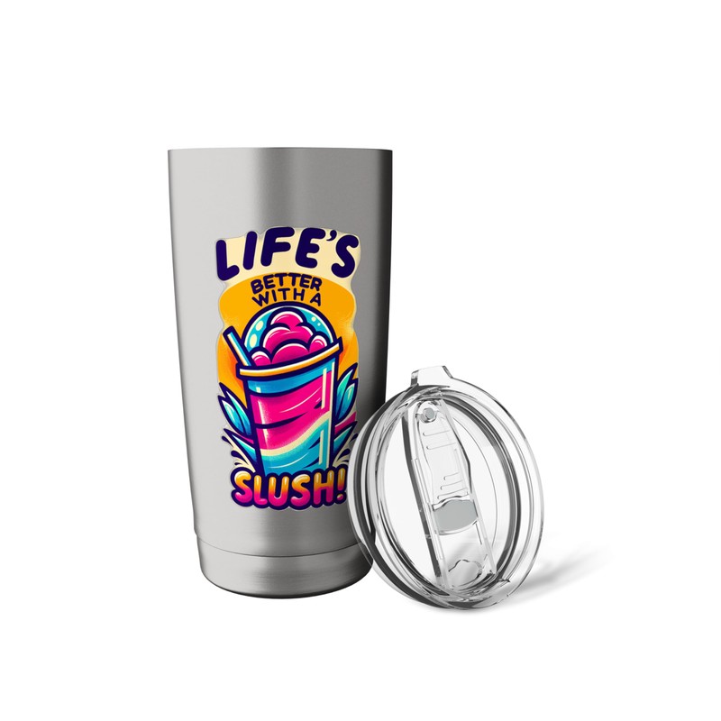 Slushi - Life's Better With a Slush! Stainless Steel Insulated