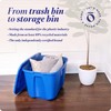 HOMZ 4-Pack Durable Molded Bin, Plastic Storage Containers w/Lids, 10