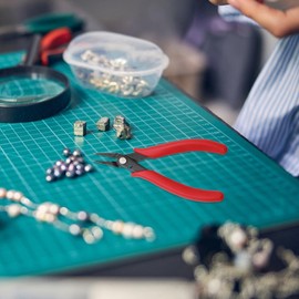 Pliers For Jewelry Making | Pliers For Cutting And Flattening Wire - All-Purpose Jewelry Pliers With Comfort Grip Handles, Beading Repair Supplies And Crafting