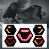 JMTBNO Motorcycle Brake Light Tail Lamp with LED Turn Signals