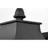 Nuvo 60/5998 Austen 1-Light Outdoor Wall Sconce, Matte Black, Large